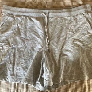L.L. Bean Light Gray Athletic Shorts